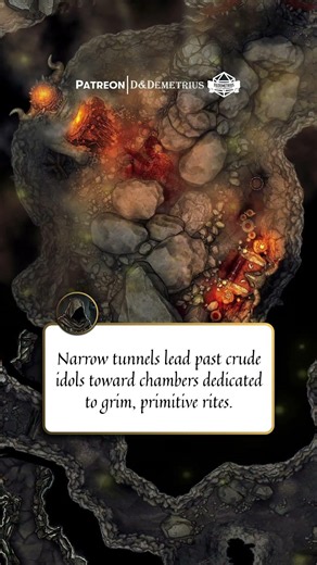 Cultist Depth's Battlemap | D&D 5e, Pathfinder, BG3