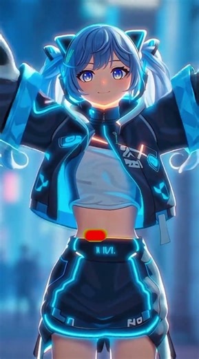 💃✨ Cute Waifu Dance #Shorts #astrawaifu #animewaifuedit