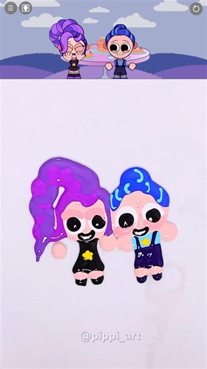 Sprunki LILY Love Braids Meets MALE Love Braids! Poppy Playtime 5#poppyplaytime #animation #animeart
