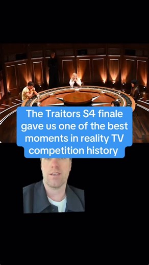 The Traitors S4 finale gave us one of the best moments in reality TV competition history. Obviously spoilers | Kevin Clancy - KFC