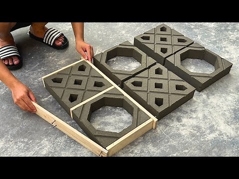 Great ideas For Designing and Casting Decorative Brick Wall Patterns For Beautiful Home Yards