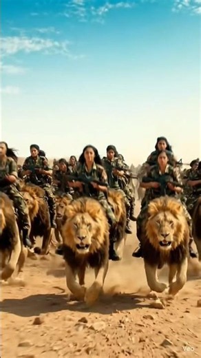 Lion Riders Battalion: The Magnificent March of Brave Women Warriors | Epic Fantasy Warrior Army ...