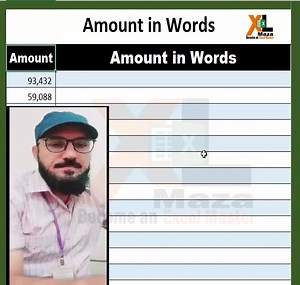 9.9K reactions · 2.8K shares | Convert numbers into words in MS Excel #reelsviral #reelsfb #facebookreel #msoffice #xl_maza #MSOffice365 | S. Gohar Rehman Tajak | Facebook