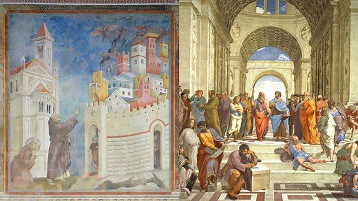 Why paintings used to look so weird, and how linear perspective changed everything