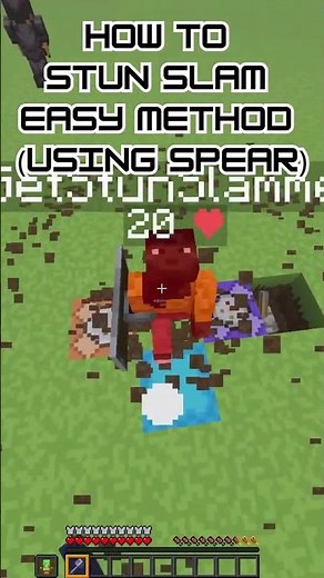 How To Stun Slam Beginner Method #minecraft #macepvp #pvp #shorts #mincraftpvp #gaming