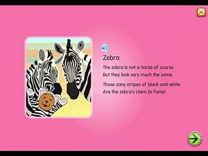 Backpack Bear's ABC Rhymes on Starfall.com - Letters T, U, V, W, X, Y, Z