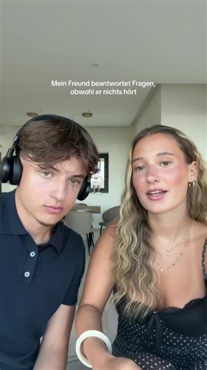 Mein Freund beantwortet Fragen, obwohl er nichts hört – lustige Challenge