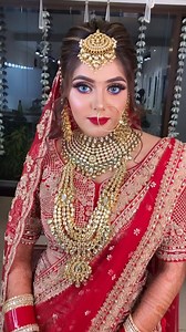 417K views · 1.4K reactions | check out my latest bridal makeup! #bridal #bride #makeup #makeuplooks #makeupartist #makeupideas #indianwedding #wedding | Meenakshi Dutt | Facebook
