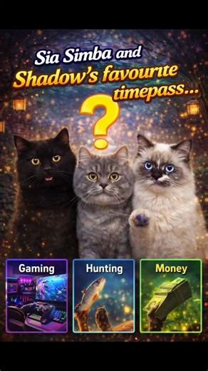 Shreya&Sid on Instagram: "Shadow, Sia & Simba = Happiness in fur 💕🐱 #CatsOfInstagram #PetLovers #CatVideos #CuteAnimals #IndianPets ReelsIndia TrendingNow ViralVideo CatComedy MeowLife PetContent CatWorld"