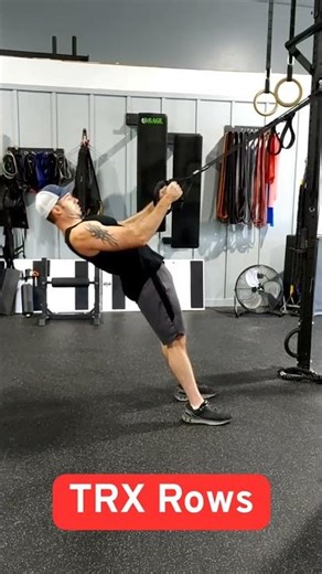 TRX Rows | Suspension Training Back Exercise #trxworkout