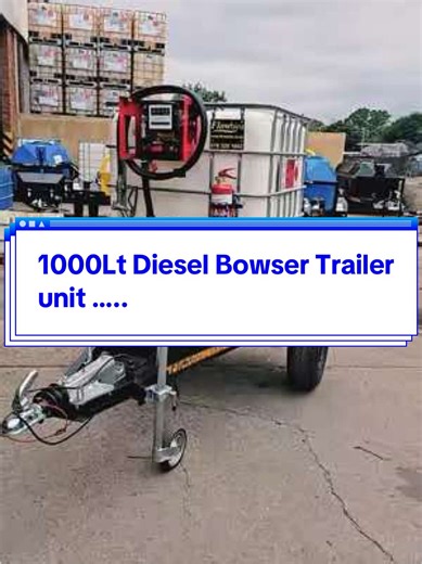 1000Lt Diesel Bowser Trailer unit ….. www.flowbins.co.za info@flowbins.co.za 012 770 4360 076 325 1603 Flowbins Pretoria Gauteng information diesel tank diesel tanks bowser 2026 diesel bowser 1000lt fire extinguisher diesel bowsers bowser world 40Lt per minute pump 30 min duty cycle 12v battery operated pump trailer trailers @deanschneider.official @efficientexpressonline @fknarmy