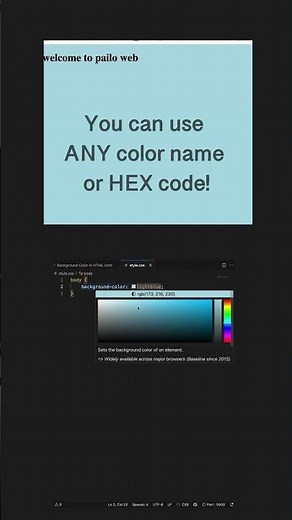 How to change background color in html(super easy)