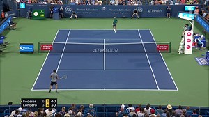 In his first match since Wimbledon, Federer rolls in Cincinnati opener