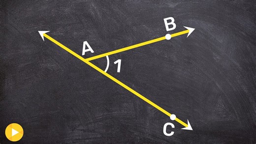 Learning to name a point, line, ray and angle from a figure