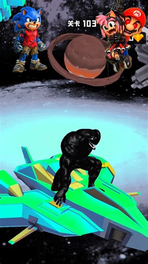 OMG! AMY CRIES IN MARIO GRIP AS SONIC GOES CRAZ VENOM RAGE MODE! 😰🤯 #SonicTheHedgehog #Sonic #Shorts