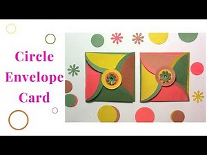Super Easy Square Enveloppe Made with Circles