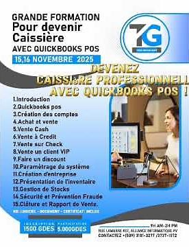 📢 Grande Formation : Devenez Caissière Professionnelle avec QuickBooks POS !