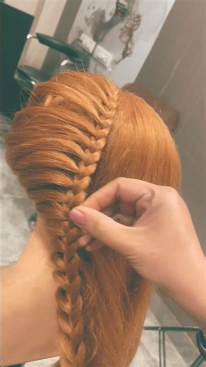 Double French braid #braids #hairstyletutorial #hairstyleshorts
