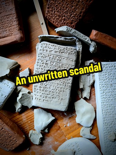 The rest is still unwritten... #ancienthistory #cuneiform #lostart #classics #hittites Original tablet: RS 94.2299 RS 94.2553 (P504084)