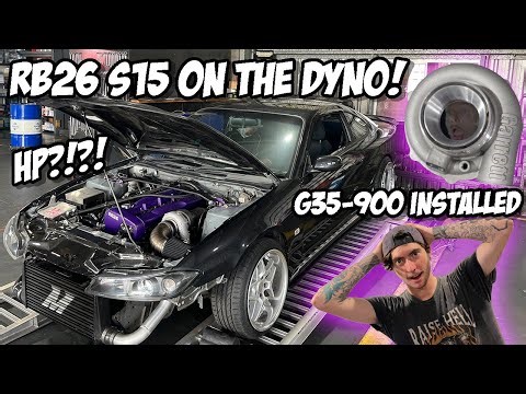 RB26 S15 Dyno Day with the new G35