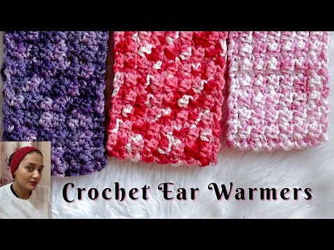 Learn to Make: Crochet Ear Warmers | Average Adult Size