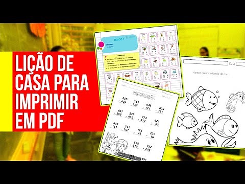 Lição de casa para imprimir em PDF grátis - Gráfica Rápida