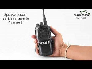 TAIT TP8100 Radio with D Rings Attachment By Turtleback