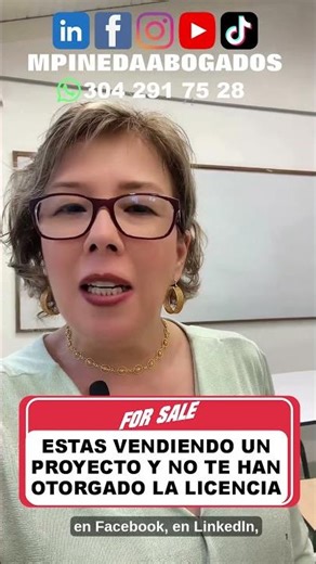 invitacion ESTAS VENDIENDO UN PROYECTO Y NO TE HAN OTORGADO LA LICENCIA