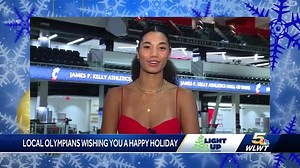 Athletes who represented Cincinnati at Paris Olympics spread holiday spirit