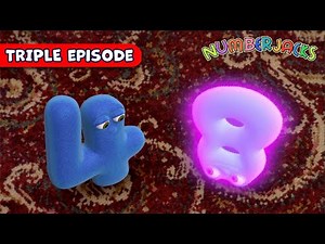 Ups and Downs – On the Move – Very Shapely | Numberjacks TRIPLE Full Episodes