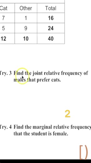 Finding Probability with Two-Way Tables in Statistics