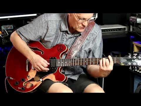 Carlo Robelli 1995 ES-335 style guitar sound demo