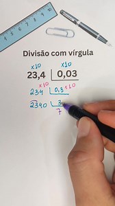 208K views · 3.1K reactions | Divisão com vírgula. Aprenda de uma vez por todas! #matematica #divisao #aula | Professor Francivaldo - Matemática | Facebook