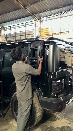 Mahindra Thar Side Utility Box & Tactical Ladder Installation | Prad 4x4