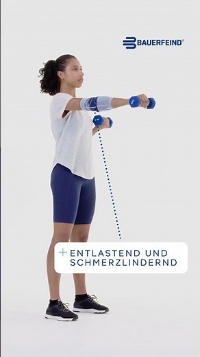 Erfahre, wie die Ellenbogenbandage EpiTrain® bei Ellenbogenbeschwerden unterstützt!