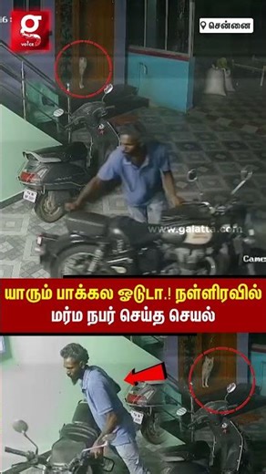 வீட்டில் உள்ள Bike-ஐ லாவகமாக திருடிய களவாணி😨 | Chennai | Bike | Shocking