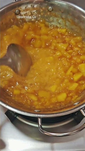 How to make Cafe Style Mango Compote at home 🥭.