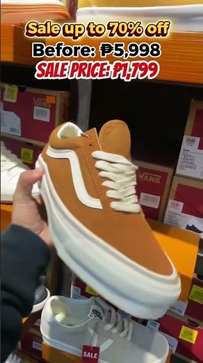#Vans outlet is on sale for UP TO 70% OFF, only here in #Acienda! 🛍️ Shop now!