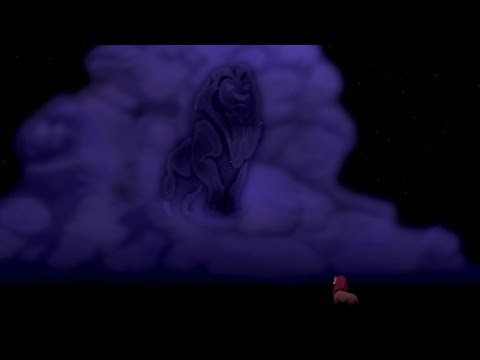 The Lion King (1994): Mufasa's Ghost Scene [DVD Version] #1