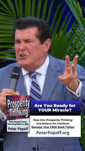God wants to bless you beyond measure. Discover how to unlock His promises through Prosperity Thinking—a faith-building guide to help you live in abundance and walk in His divine favor. In this powerful book, Peter Popoff shares biblical keys to help you think bigger, believe deeper, and receive the miracles God has already prepared for you. Tap the link in bio to request your copy today and start believing for YOUR miracle! https://peterpopoff.org/prosperity-thinking-book/ #ProsperityThinking #