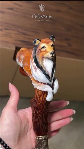 Сollie walking canes made by GC-Artis Creative Workshop
