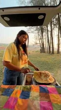 Na luxury resort, na expensive stay😍😨Bas CAMPERVAN aur PAHAD ✨ #carcamping #travel #campervan