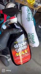 Check out this before and after from one of our customers! Simple Green Max Automotive offers superior grease cutting power. It's perfect for cleaning engines, car parts, tires, tools, equipment and more!! Give it a try. Available at Home Depot. #simplegreen #cardetail #detailing #auto #autodetail #enginebay #carcleaning | Simple Green