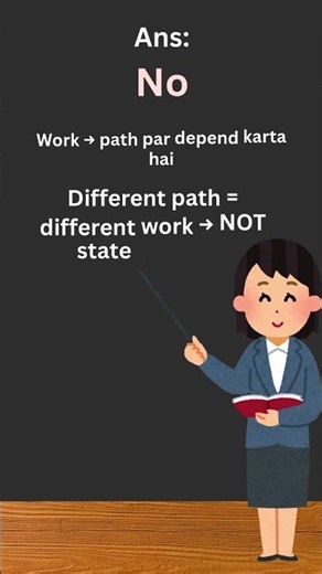 Work ≠ State Function ❌ | Thermodynamics Quick Concept | NEET/JEE #neet #neetchemistry #chemistry