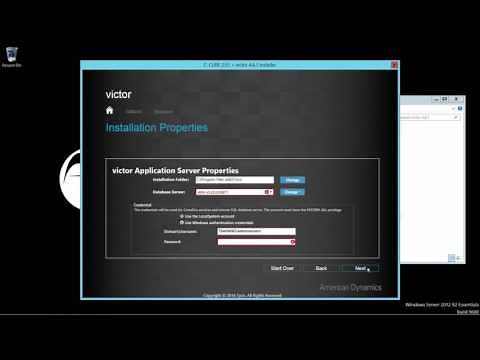 victor Master Application Server (MAS) Installation