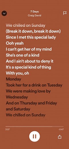 Craig David 7 Days Lyrics and Song Analysis