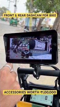 Front & Rear Dashcam for Bike 😱 Accessories Worth ₹1,00,000 !