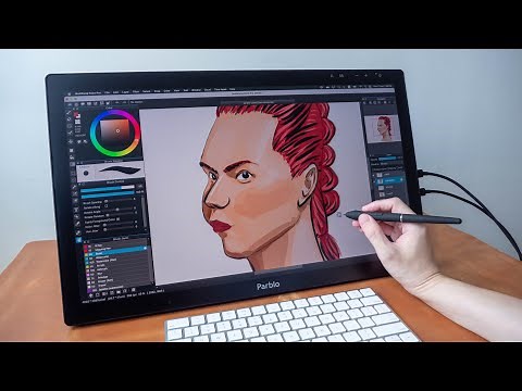 Parblo Coast 22 Pro: Big, Vibrant, Draws Well (pen display review)