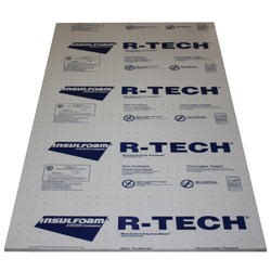 Insulfoam 2" x 4' x 8' R-8 (10 PSI) Laminated Expanded Polystyrene Foam Board Insulation