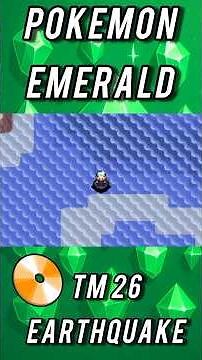 TM 26 Earthquake Pokemon Emerald Ruby e Sapphire #pokemonemerald